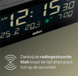 Braun BC10B radiogestuurde wekker