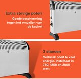 Perel Warmsafe 2000W convectorkachel - 3 standen