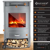 Kesser Prio XL zilver elektrische sfeerhaard Wifi - 950/1900 W - 75 m3