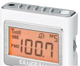 Sangean DT-160 wit zakradio - AM/FM