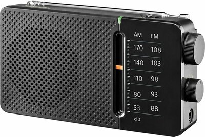 Sangean SR-36 zwart zakradio - AM/FM - ingebouwde luidspreker